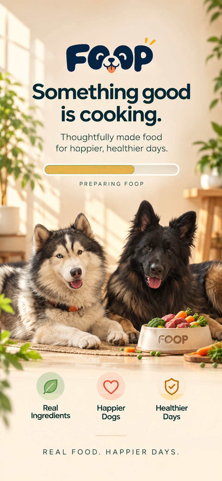 FOOP — Something good is cooking.
